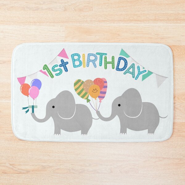 Item preview, 1st birthday,cute elephants,love designed and sold by zzzozzo.