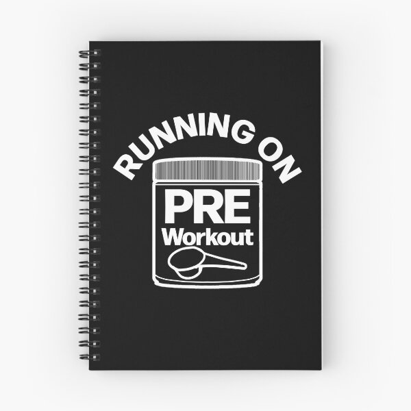 Item preview, Running on Pre Workout Funny Simplistic designed and sold by designsbyted.