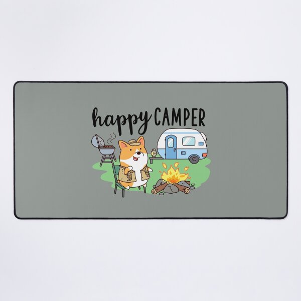 Item preview, Happy Camper Corgi designed and sold by thepawster.