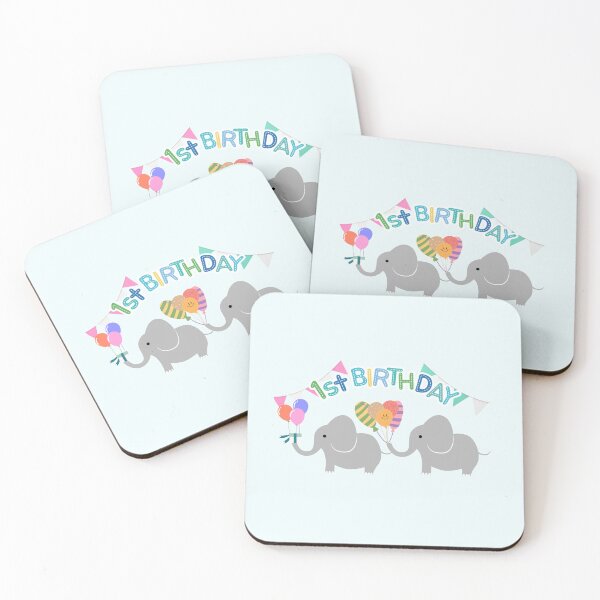 Item preview, 1st birthday,cute elephants,love designed and sold by zzzozzo.