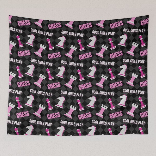Item preview, Chess girl pattern, cool girls play chess  designed and sold by portrait4you.