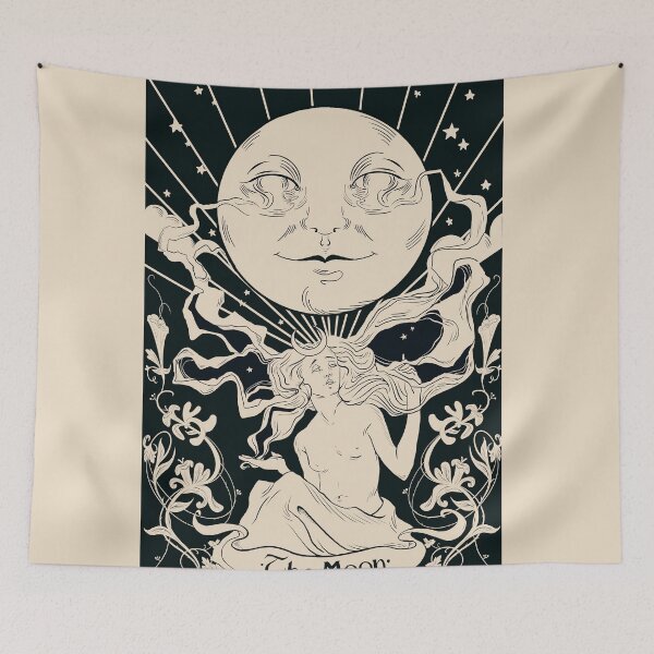 Item preview, Tarot - Moon designed and sold by RocioBautista.