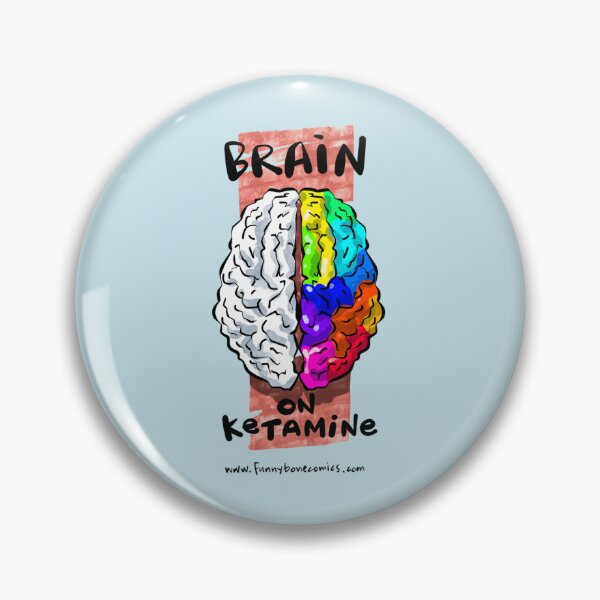 Item preview, Brain on Ketamine Funny Medical Brain   designed and sold by SerenaSonata.