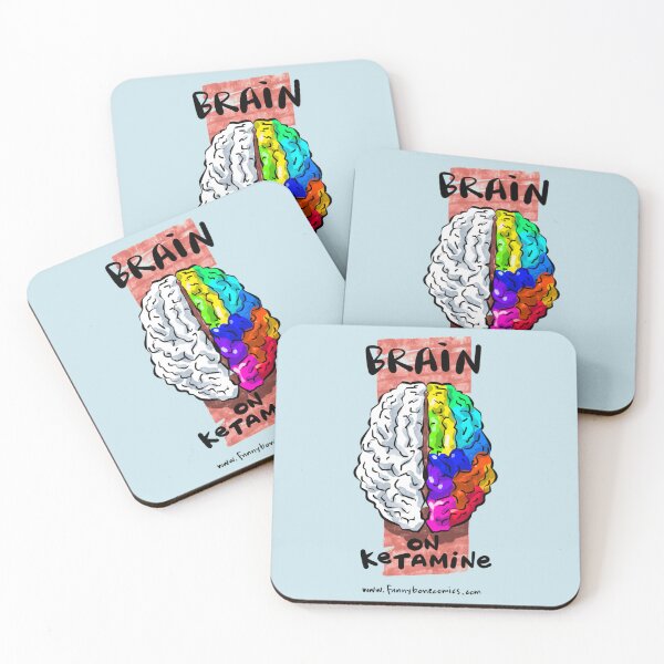 Item preview, Brain on Ketamine Funny Medical Brain   designed and sold by SerenaSonata.