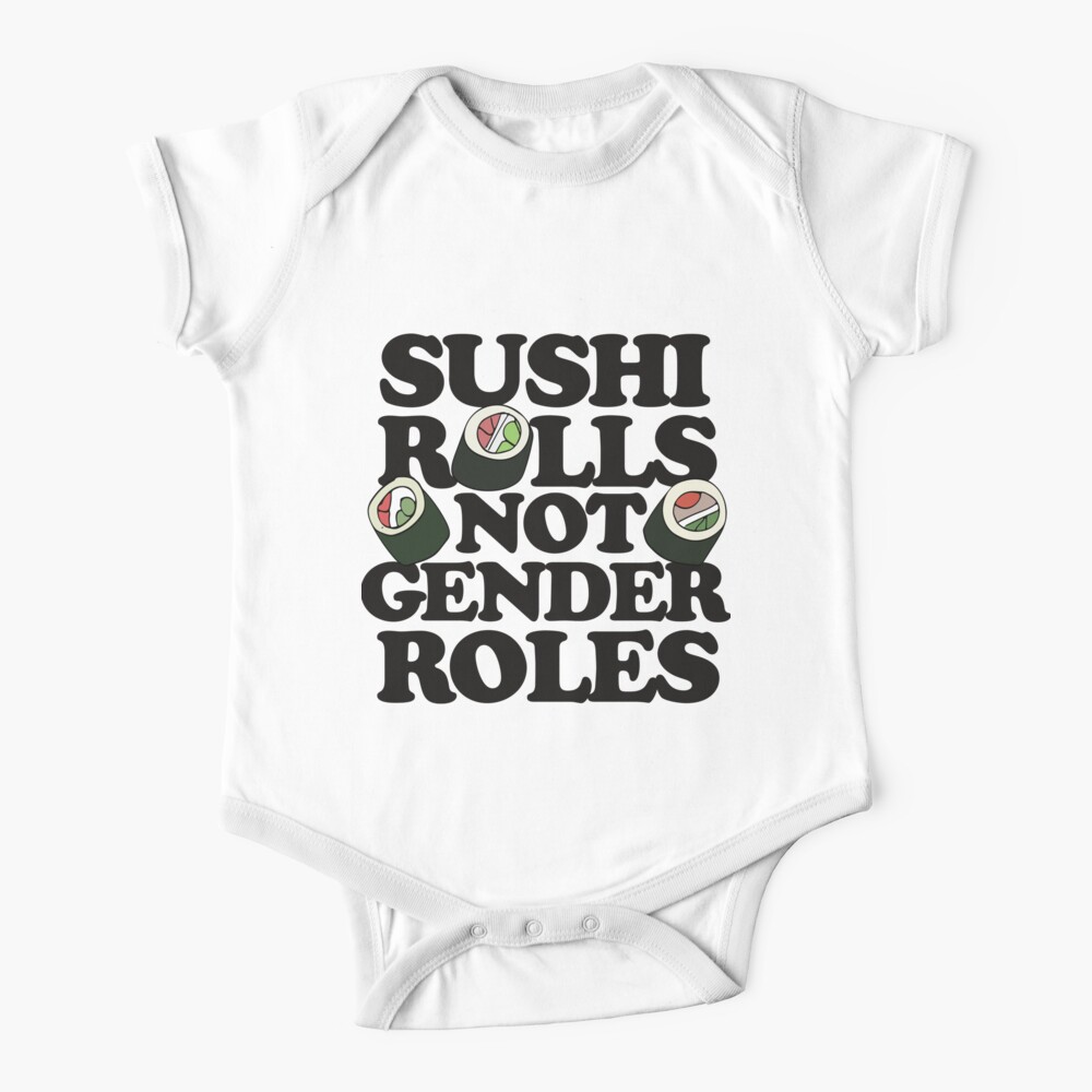 Sushi Rolls keine Geschlechterrollen Babystrampler