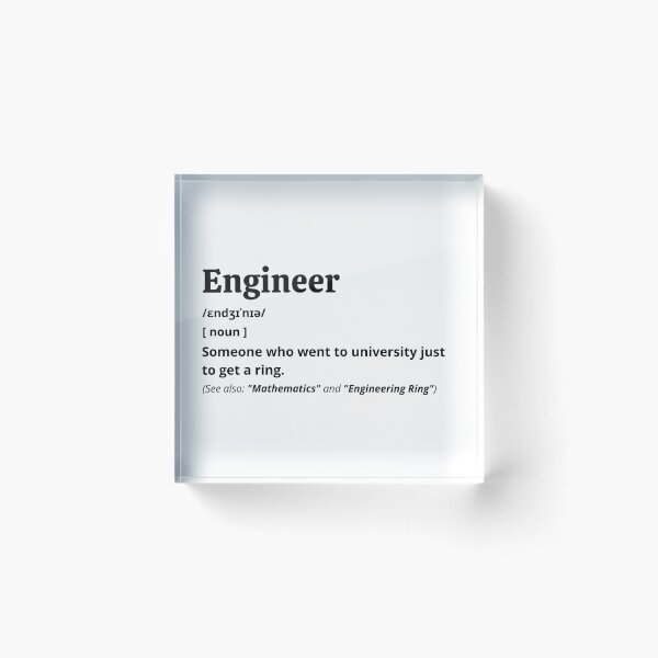 Item preview, Engineer Definition designed and sold by Creatoe.