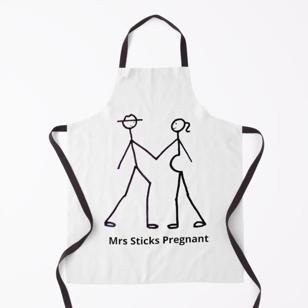 Item preview, Mrs Sticks Pregnant Quirky stick art designed and sold by Bagsyrose.