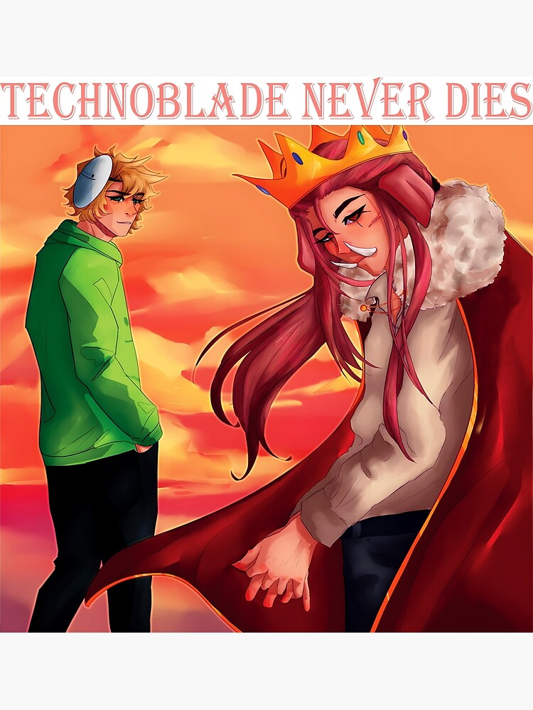 " Technoblade Never Dies Technoblade with Dream Design" Poster for Sale