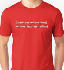 Twin Peaks "Ominous Whooshing" Caption Slim Fit T-Shirt