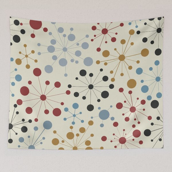 Item preview, Dot Line Atom Molecular Structure designed and sold by risingrocket.