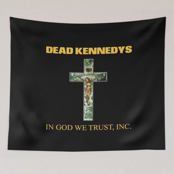 Item preview, D Kennedys In God We Trust Cross T-Shirt designed and sold by Anthony-Wilson.