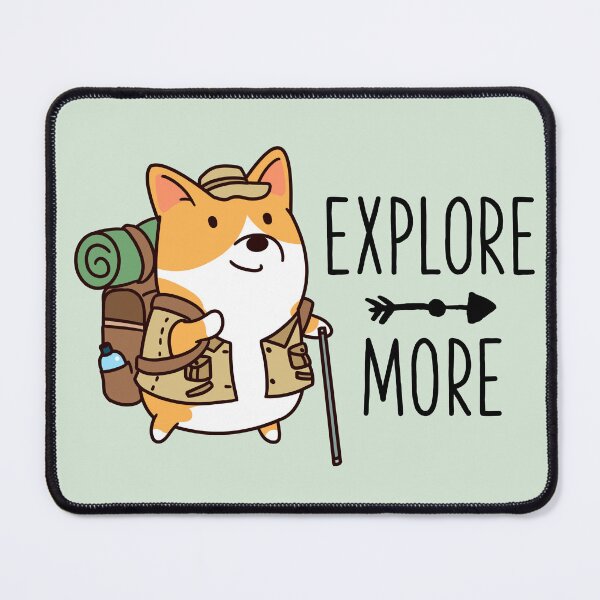 Item preview, Explore More Corgi Camper Camping designed and sold by thepawster.