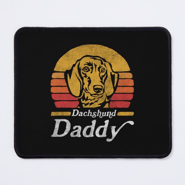 Item preview, Retro Vintage Dachshund Daddy designed and sold by More Cute Dogs.