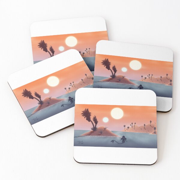 Item preview, Mermaid Binary Sunset designed and sold by Nate Shrage.