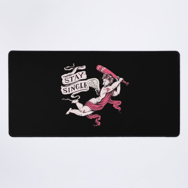 Item preview, Stay Single - Aesthetic Y2k Anti Valentines Cupid Alt Grunge design designed and sold by Merchking1.