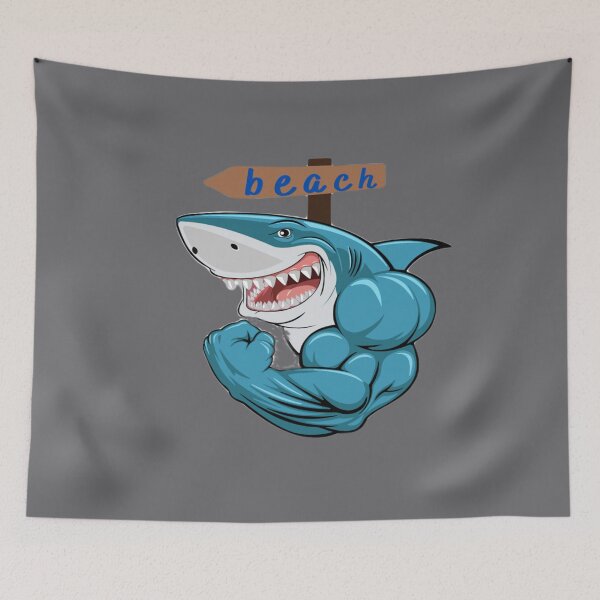 Item preview, Beach,sea,shark,summer designed and sold by grickodd.
