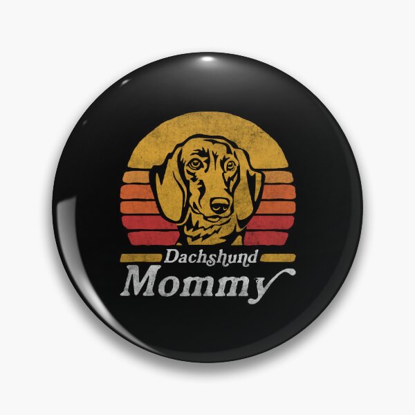 Item preview, Retro Vintage Dachshund Mommy designed and sold by More Cute Dogs.