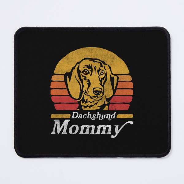 Item preview, Retro Vintage Dachshund Mommy designed and sold by More Cute Dogs.