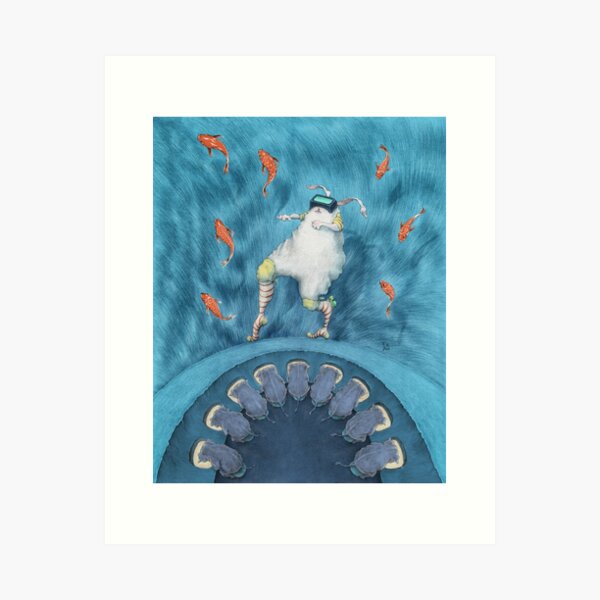Down The Rabbit Hole Art Print
