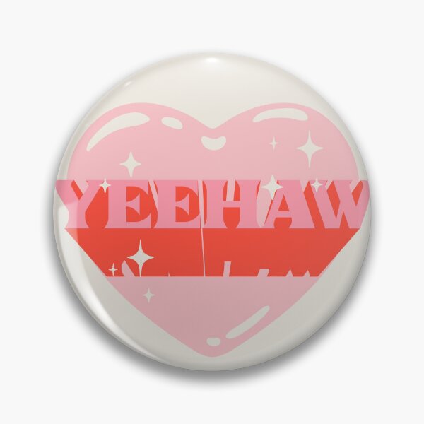 Item preview, YEEHAW | Pink Cowboy Cowgirl Heart Rodeo Love Preppy Aesthetic | HOWDY YALL | White Background designed and sold by PEARROT.
