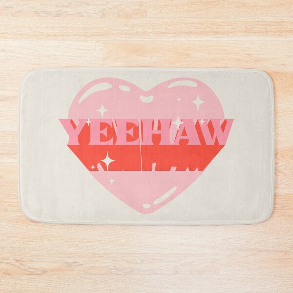 Item preview, YEEHAW | Pink Cowboy Cowgirl Heart Rodeo Love Preppy Aesthetic | HOWDY YALL | White Background designed and sold by PEARROT.
