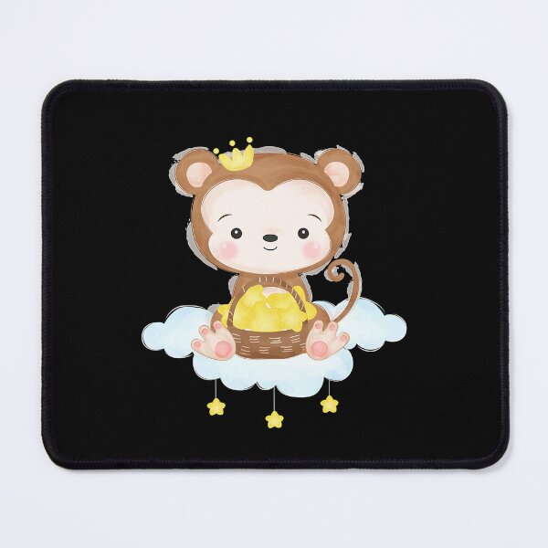 Item preview, Cute monkey sitting on a lovely cloud  designed and sold by edensmr.