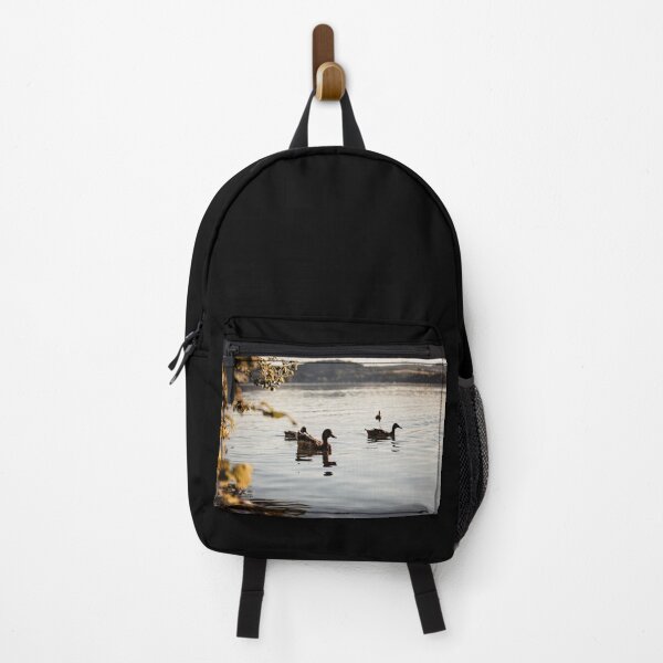 Item preview, landscape relaxing ducks lake sunset designed and sold by Nebulae-Art.