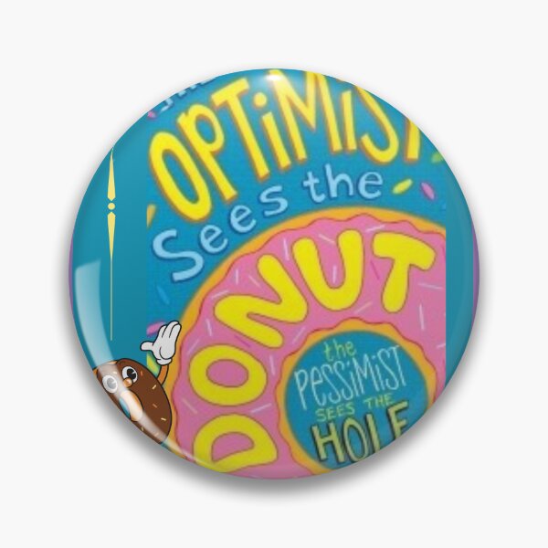 Item preview, Donut optimism vs pessimism  designed and sold by Arteartz.