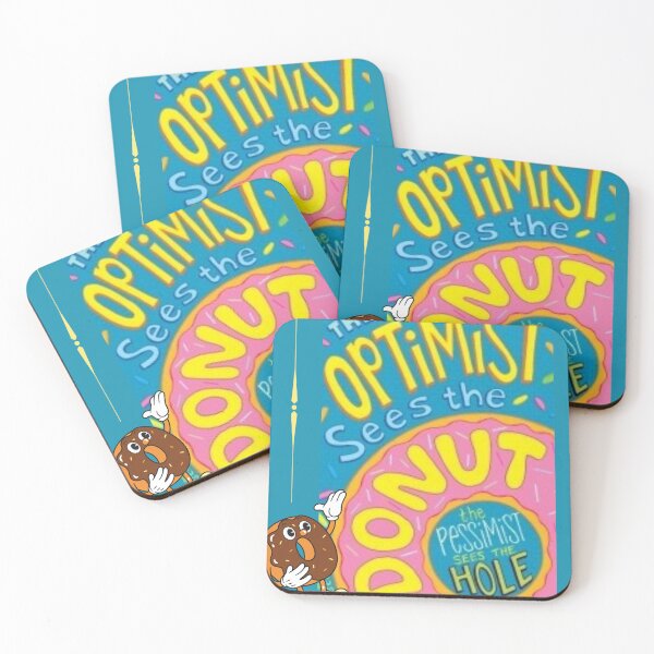 Item preview, Donut optimism vs pessimism  designed and sold by Arteartz.