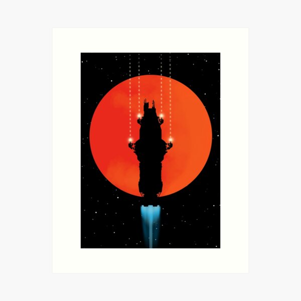 Item preview, Rocinante Silhouette Poster designed and sold by My Digital Mind.