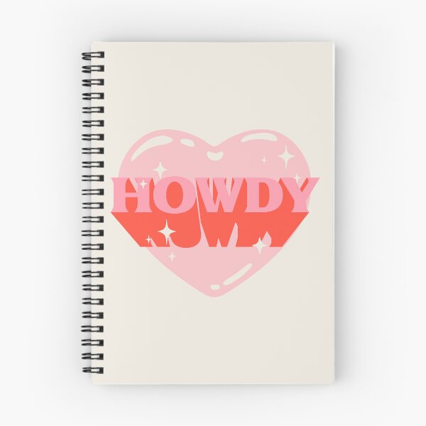 Item preview, HOWDY YALL | HOWDY Y'ALL Pink Cowgirl Heart Cowboy Rodeo Love Preppy Aesthetic | White Background designed and sold by PEARROT.