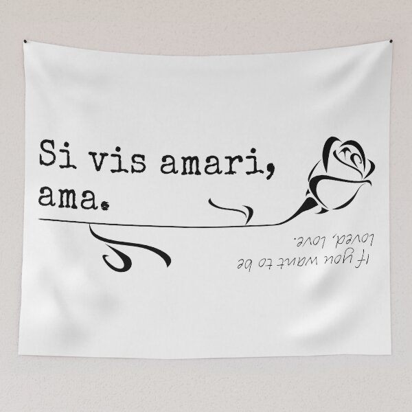 Item preview, If you want to be loved, love - Latin - T-Shirts, Stickers, Magnets, House - VBK - VisionsByKaren designed and sold by VisionsByKaren.