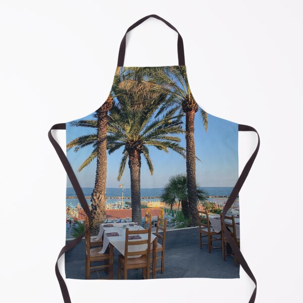 Item preview, Italian Summer Beach Restaurant Sea Palms designed and sold by eleonoraingrid.
