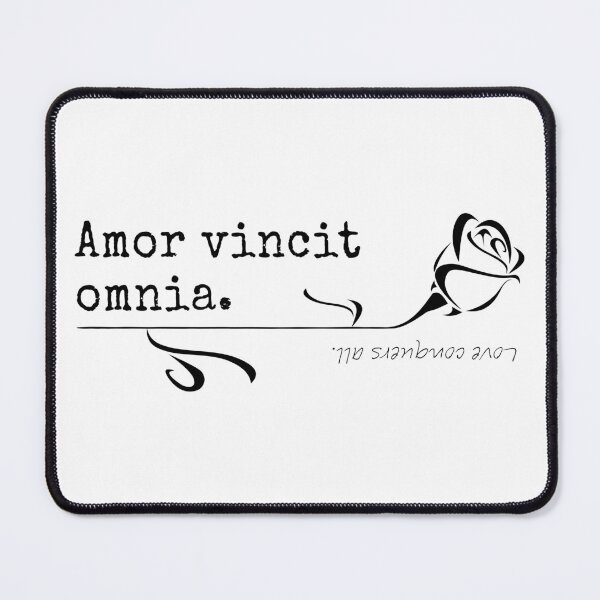 Item preview, Love conquers all - Latin - T-Shirts, Stickers, Magnets, House - VBK - VisionsByKaren designed and sold by VisionsByKaren.