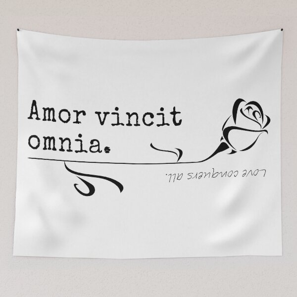 Item preview, Love conquers all - Latin - T-Shirts, Stickers, Magnets, House - VBK - VisionsByKaren designed and sold by VisionsByKaren.