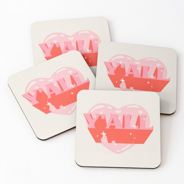 Item preview, YALL | HOWDY Y'ALL Pink Cowgirl Heart Cowboy Rodeo Love Preppy Aesthetic | White Background designed and sold by PEARROT.