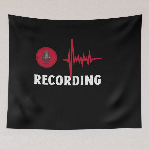 Item preview, Recording. Cool Microphone Recording Studio On Air designed and sold by Rebel-Design.