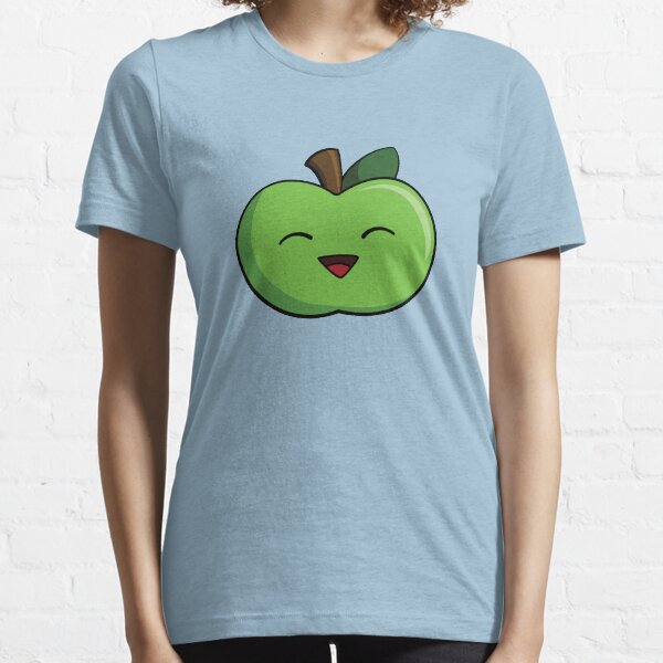 Cute Kawaii Cartoon Apple Essential T-Shirt