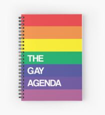 The REAL Gay Agenda Spiral Notebook