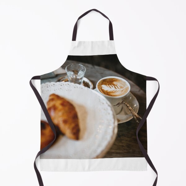 Item preview, espresso italian coffee with croissant designed and sold by Nebulae-Art.