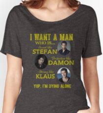 the vampire diaries - i want the man Women's Relaxed Fit T-Shirt
