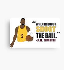 J.R. Smith Quote Metal Print