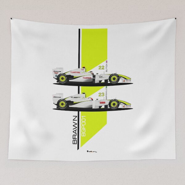 Item preview, Brawn Grand Prix - Brawn BGP001 - Barrichello - Button 2009 designed and sold by JageOwen.