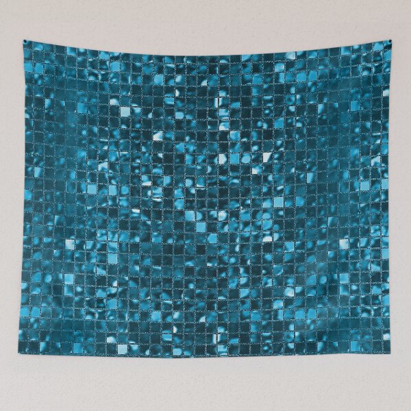 Item preview, Sparkling Blue Mosaic Pattern designed and sold by HavenDesign.