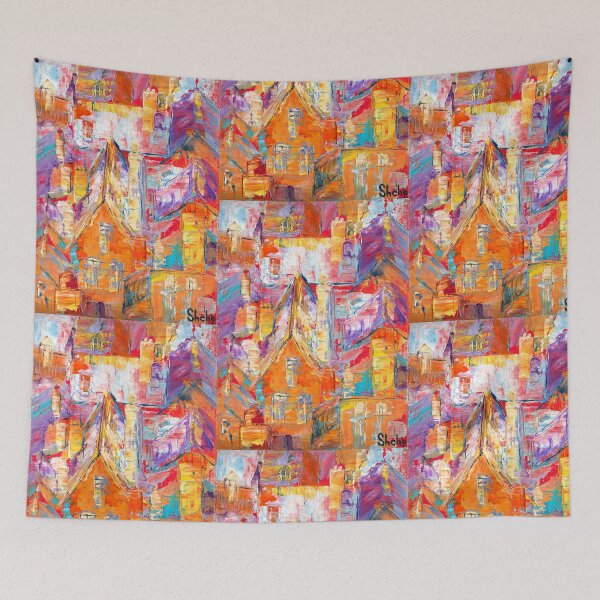 Item preview, Purple Roofs designed and sold by Natalia_Shchip.