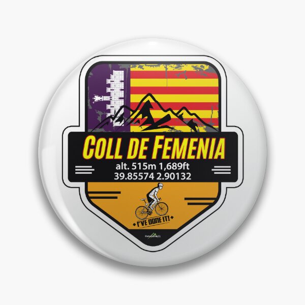 Item preview, Coll de Femenia Mallorca Spain Ive Done It! Cycling Sticker T-Shirt 02 designed and sold by OuterShellUK.