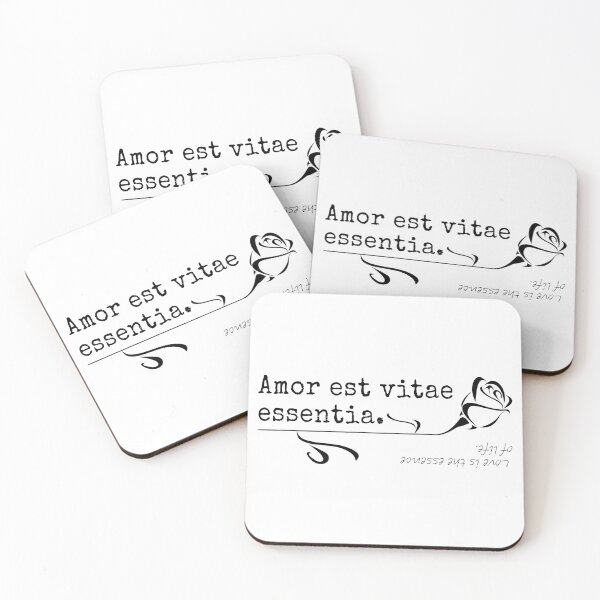 Item preview, Love is the essence of life - Latin - T-Shirts, Stickers, Magnets, House - VBK - VisionsByKaren designed and sold by VisionsByKaren.