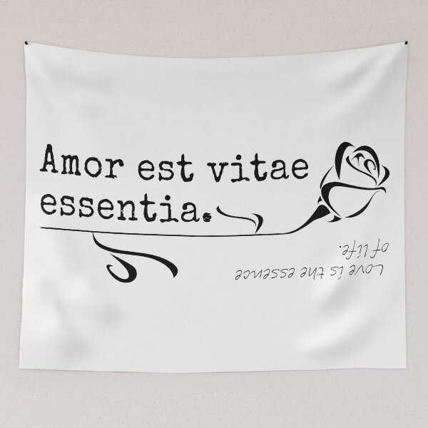 Item preview, Love is the essence of life - Latin - T-Shirts, Stickers, Magnets, House - VBK - VisionsByKaren designed and sold by VisionsByKaren.