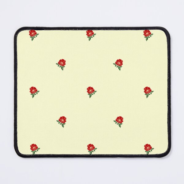 Item preview, Tossed Mini Red Roses on Cream Repeat 5748 designed and sold by Art in My Loft.