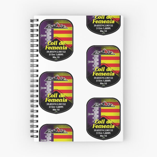 Item preview, Coll de Femenia Mallorca Spain Cycling Sticker T-Shirt 03 designed and sold by OuterShellUK.